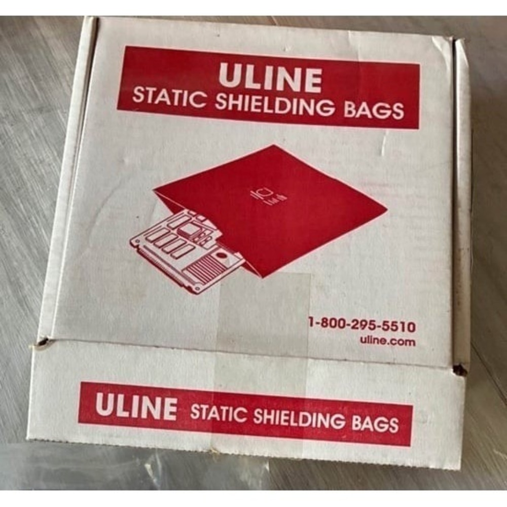 100- Static Shielding Bags ULINE S-1313 size 4x6
